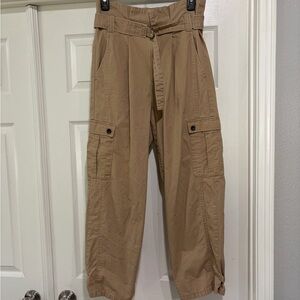 Zara Women’s Beige Cargo Pants